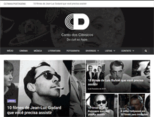 Tablet Screenshot of cantodosclassicos.com